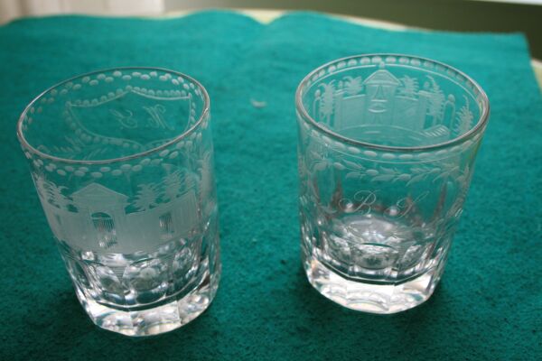 vasos de Basilio y María