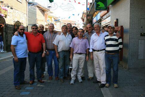 amigos antes del encierro