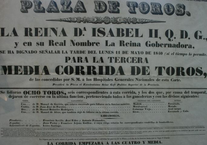 media corrida de 1840