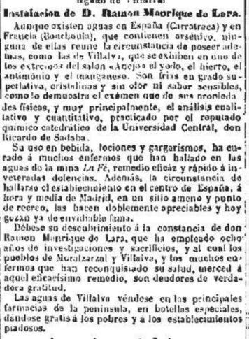 reseña de LA IBERIA reseña de LA IBERIA