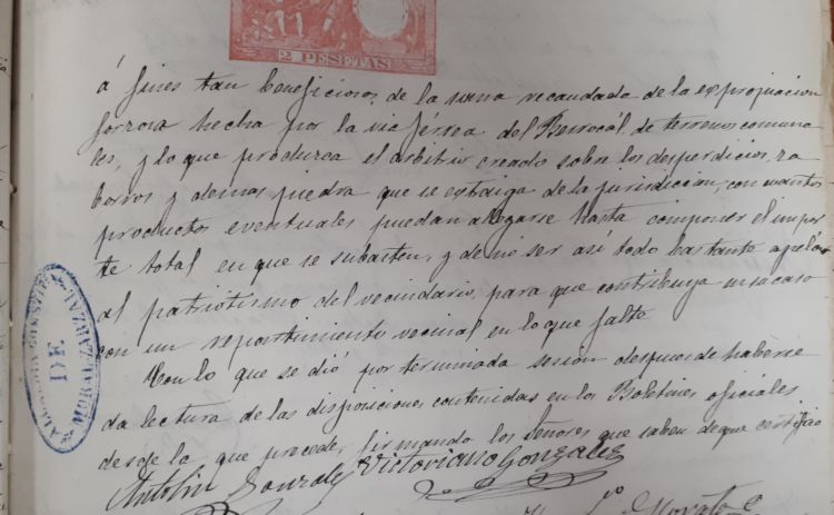 parte del acta