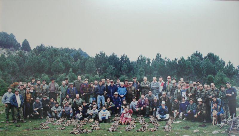 grupo de cazadores arriba del Valle