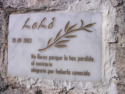 placa o lápida