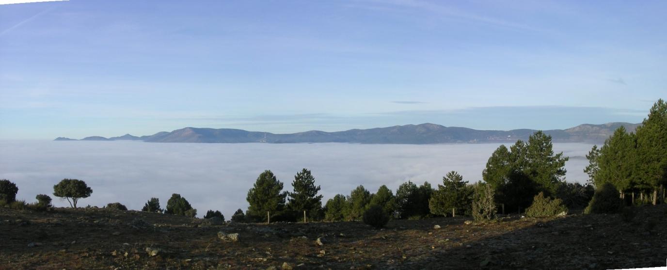  vista desde el Telégrafo en un día de niebla 