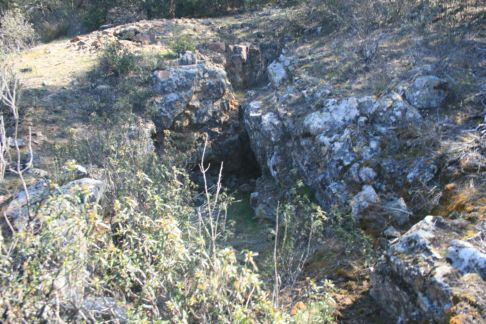 vista de la mina