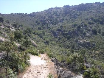 sendero de bajada