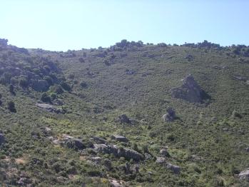 Loma del Cuchillar enfrente