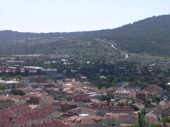 vista del pueblo y el cordel