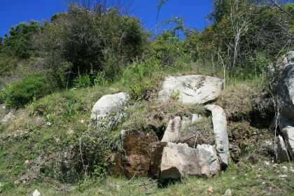 rocas cerca del manantial del buey