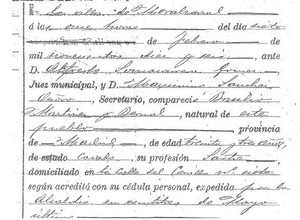  partida de nacimiento 