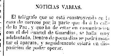 artculo de la Gaceta de Madrid